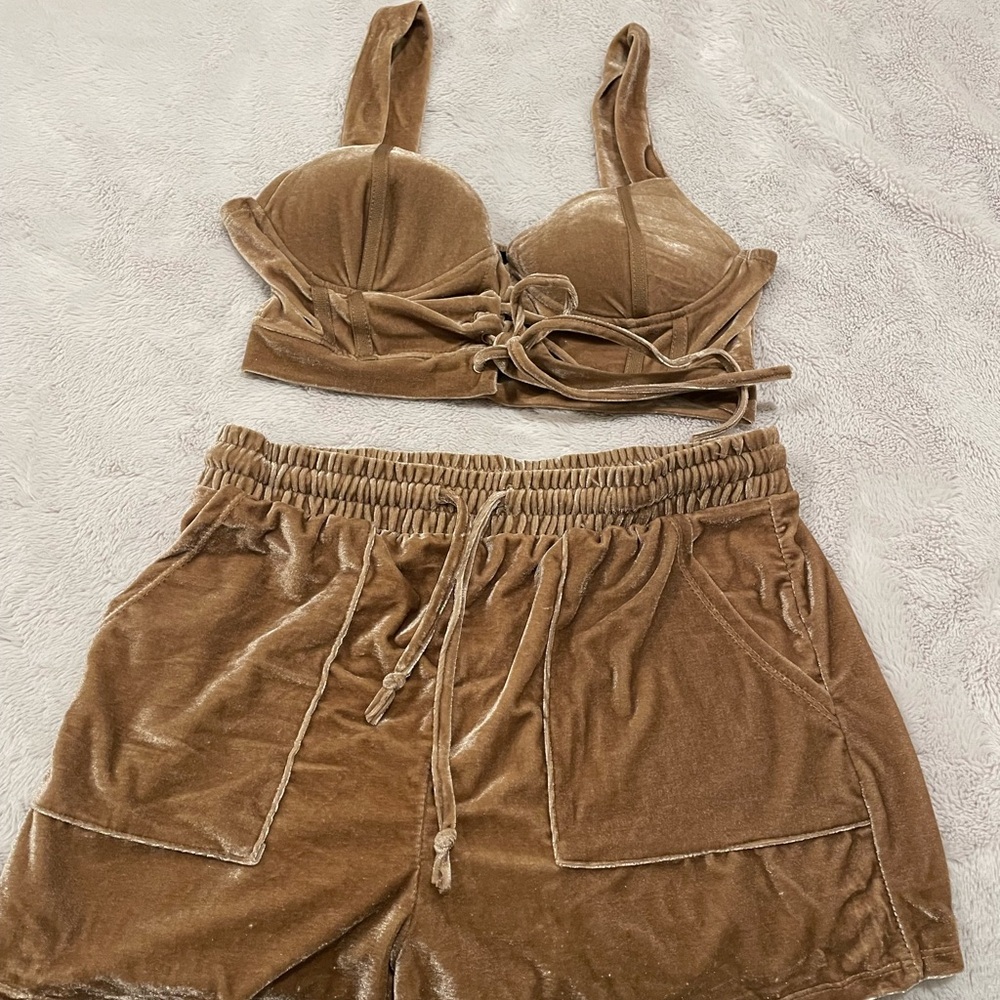 2 piece Velour set